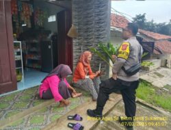 Aipda Tata Sasmita bersama Bripka Agus Sukmana sambangi warga masyarakat binaan