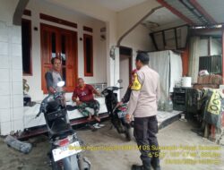 Bhabinkamtibmas Desa Sukarapih Melaksanakan Giat Sambang Dan Silaturahmi Kepada Warga masyarakat.