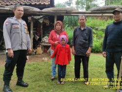 Bripka Dani Santika melaksanakan sambang/silatrahmi Kamtibmas dan dumas keliling dalam rangka BEYOND TRUST PRESISI