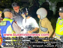 Polda Bali Intensifkan Patroli dan Pemeriksaan untuk Jaga Keamanan