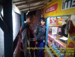 Anggota Polsek Sukasari Rutin Laksanakan Patroli KRYD Blue Light / Malam hari di Wilayah Kecamatan Sukasari Kabupaten Sumedang