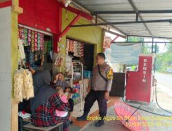 Aipda Tata Sasmita bersama Bripka Agus Sukmana Laksanakan Silaturahmi Kamtibmas dan Dumas Keliling dalam Rangka BEYOND TRUST PRESISI.
