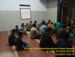Polsek Sukasari melaksanakan Tarawih Ramadhan 1446 H Bersama Warga