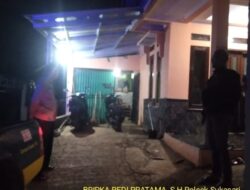 Anggota Polsek Sukasari Rutin Laksanakan Patroli KRYD Blue Light / Malam hari di Wilayah Kecamatan Sukasari Kabupaten Sumedang