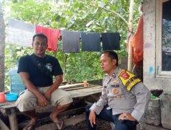Sambang Bhabinkamtibmas Polsek Tomo guna Jalin Silaturahmi Dengan Warga Binaan.