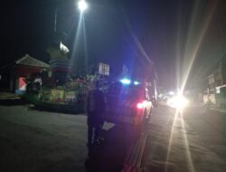 Anggota Polsek Sukasari Rutin Laksanakan Patroli KRYD Blue Light / Malam hari di Wilayah Kecamatan Sukasari Kabupaten Sumedang
