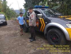 Kegiatan KRYD siang hari oleh Polsek Tanjungmedar Upaya Mencegah C3 di Wilayah hukum Kecamatan Tanjungmedar