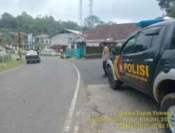 Antisipasi terjadinya C3 (Curas,Curat, dan Curanmor) Polsek Tanjungmedar Polres Sumedang Polda Jabar melaksanakan KRYD siang hari