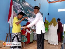 Sejumlah Anak Yatim di Desa Karangwage Trangkil Mendapatkan Santunan Menjelang Hari Raya Idul Fitri 1446 H
