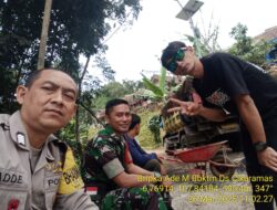 Bhabinkamtibmas bersama Babinsa sambangi warga masyarakat