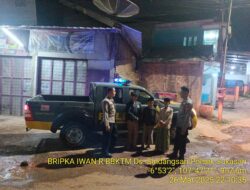 Anggota Polsek Sukasari Rutin Laksanakan Patroli KRYD Blue Light / Malam hari di Wilayah Kecamatan Sukasari Kabupaten Sumedang