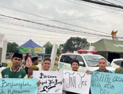 Aksi Solidaritas Spontan di Tanjungsari, Masyarakat Dukung TNI Tetap Semangat Melindungi Rakyat