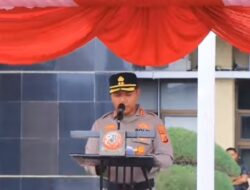 Kapolres Sumedang Pimpin Upacara Serah Terima Jabatan Pejabat Utama dan Kapolsek di Polres Sumedang
