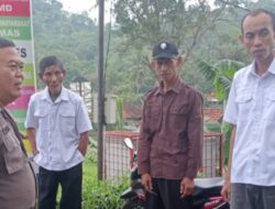 Bripka Yuyun Yuwana melaksanakan sambang/silatrahmi kamtibmas ke aparatur Desa binaan
