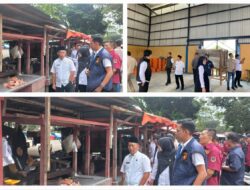 Satreskrim Polres Pagar Alam Sidak Pasar Dan SPBU.