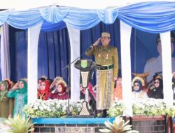 Bupati Andi Rudi Latif Pimpin Upacara Perdana Peringatan Hari Jadi ke 22 Tanah Bumbu
