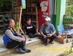 Bripka Dani Santika melaksanakan sambang/silatrahmi Kamtibmas dan dumas keliling dalam rangka BEYOND TRUST PRESISI di wilayah Kec. Tanjungmedar