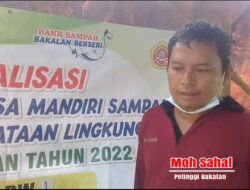 Kades Desa Bakalan Turun Tangan Atasi Sampah saat Lebaran