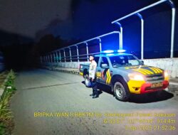 Anggota Polsek Sukasari Rutin Laksanakan Patroli KRYD Blue Light / Malam hari di Wilayah Kecamatan Sukasari Kabupaten Sumedang