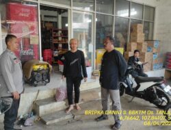 Bripka Dani Santika melaksanakan sambang/silatrahmi Kamtibmas dan dumas keliling dalam rangka BEYOND TRUST PRESISI