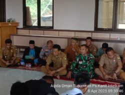 Kapolsek Tanjungmedar Hadiri Halal Bihalal Tingkat Kecamatan Tanjungmedar