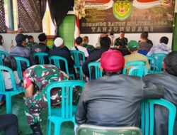 Danramil 1004/Tanjungsari Gelar Komsos Bersama Pengusaha Penggilingan Padi dari tiga Kecamatan”