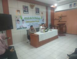 Halal Bihalal Kecamatan  Tomo dilaksanakan dengan sederhana tapi bermakna.