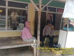 Aiptu Nana Sujana melaksanakan sambang/silatrahmi Kamtibmas dan dumas keliling dalam rangka BEYOND TRUST PRESISI di wilayah Kec. Tanjungmedar