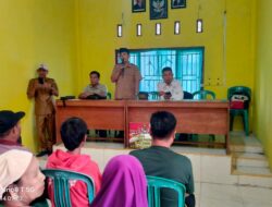 Penyaluran BLT DD di Desa Pagar Gading Berjalan Lancar