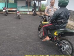 KAPOLSEK SUKASARI BESERTA ANGGOTA UNIT SAMAPTA MEMBERIKAN HIMBAUAN KAMTIBMAS SEBAGAI LANGKAH PREVENTIF DEMI TERCIPTANYA SITUASI KAMTIBMAS YANG KONDUSIF