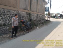 KAPOLSEK SUKASARI BESERTA ANGGOTA UNIT SAMAPTA MEMBERIKAN HIMBAUAN KAMTIBMAS SEBAGAI LANGKAH PREVENTIF DEMI TERCIPTANYA SITUASI KAMTIBMAS YANG KONDUSIF
