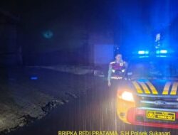 Anggota Polsek Sukasari Rutin Laksanakan Patroli KRYD Blue Light / Malam hari di Wilayah Kecamatan Sukasari Kabupaten Sumedang