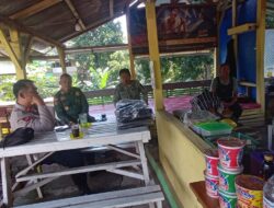 Panit Samapta Polsek Tomo IPTU Sabar Budiono, S.H Tingkatkan Keamanan dan Kenyamanan dengan Patroli Jalan Kaki