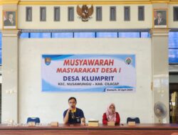 Pemerintah Desa Klumprit Gelar Musyawarah dengan Masyarakat Cilacap