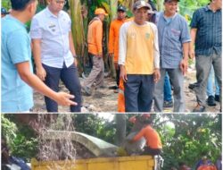 Pemerintah Kelurahan Kebalen Bekerjasama dengan UPTD Pengelolaan Persampahan Wilayah 1 DLH Kab. Bekasi Gerak Cepat Tangani Tumpukan Sampah Liar