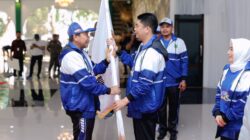 Bupati Andi Rudi Latif Lepas Kontingen Tanah Bumbu ke POPDA Kalsel 2025.