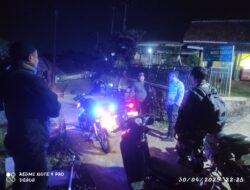 Anggota Polsek Sukasari Rutin Laksanakan Patroli KRYD Blue Light / Malam hari di Wilayah Kecamatan Sukasari Kabupaten Sumedang