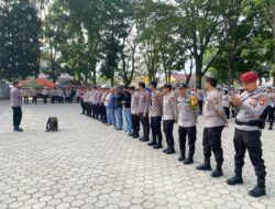Polres Pagar Alam Gelar Apel Kesiapsiagaan Menghadapi Hari Buruh Nasional