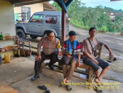 Bripka Agus Sukmana melaksanakan sambang/silatrahmi kamtibmas ke warga masyarakat