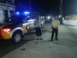 Anggota Polsek Tanjungkerta Laksanakan Patroli Malam untuk Keamanan Wilayah