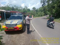 Antisipasi terjadinya C3 (Curas,Curat, dan Curanmor) Polsek Tanjungmedar Polres Sumedang Polda Jabar melaksanakan KRYD siang hari