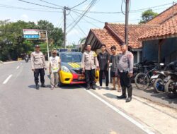 Samapta Polsek Tomo Laksanakan Patroli Dialogis Antisipasi Gangguan Kamtibmas.