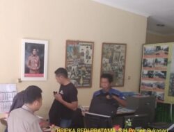 KAPOLSEK SUKASARI BESERTA ANGGOTA UNIT SAMAPTA MEMBERIKAN HIMBAUAN KAMTIBMAS SEBAGAI LANGKAH PREVENTIF DEMI TERCIPTANYA SITUASI KAMTIBMAS YANG KONDUSIF