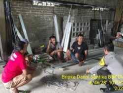 Bripka Dani Santika melaksanakan sambang/silatrahmi Kamtibmas dan dumas keliling dalam rangka BEYOND TRUST PRESISI