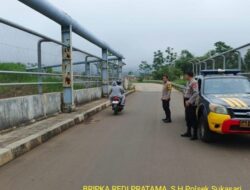 KAPOLSEK SUKASARI BESERTA ANGGOTA UNIT SAMAPTA MEMBERIKAN HIMBAUAN KAMTIBMAS SEBAGAI LANGKAH PREVENTIF DEMI TERCIPTANYA SITUASI KAMTIBMAS YANG KONDUSIF