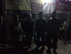 Anggota samapta Polsek Sukasari Rutin Laksanakan Patroli KRYD Blue Light / Malam hari di Wilayah Kecamatan Sukasari Kabupaten Sumedang