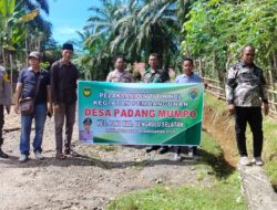 Pemdes Padang Mumpo Laksanakan Titik Nol Pembangunan Desa
