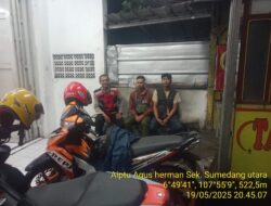 Polsek Sumedang Utara Gelar Kegiatan Rutin Yang di Tingkatkan (KRYD) berupa Patroli malam hari