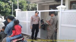 KAPOLSEK SUKASARI BESERTA ANGGOTA UNIT SAMAPTA MEMBERIKAN HIMBAUAN KAMTIBMAS SEBAGAI LANGKAH PREVENTIF DEMI TERCIPTANYA SITUASI KAMTIBMAS YANG KONDUSIF