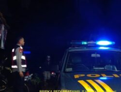 Anggota Polsek Sukasari Rutin Laksanakan Patroli KRYD Blue Light / Malam hari di Wilayah Kecamatan Sukasari Kabupaten Sumedang